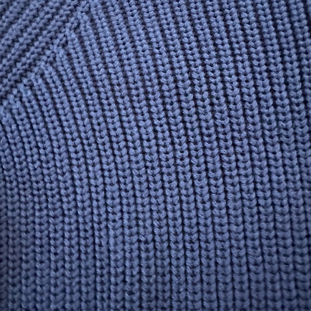 J. CREW Ribbed cotton button-collar sweater - Picture 8 of 9